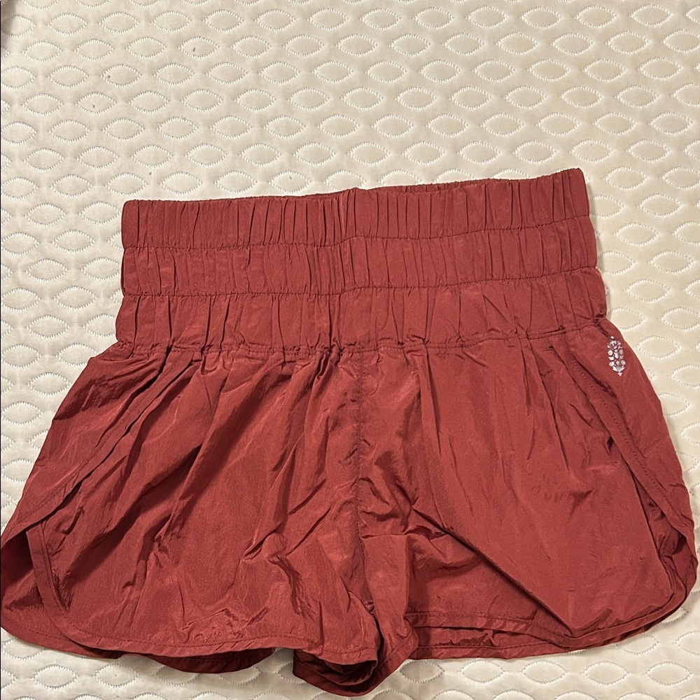 FP Movement by Free People Red Athletic Shorts